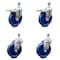 Service Caster 5 Inch Solid Polyurethane Swivel 12mm Stem Caster Total Lock Brake SCC, 2PK SCC-TSTTL20S514-SPUS-M1215-2-S-2 - alternate 1